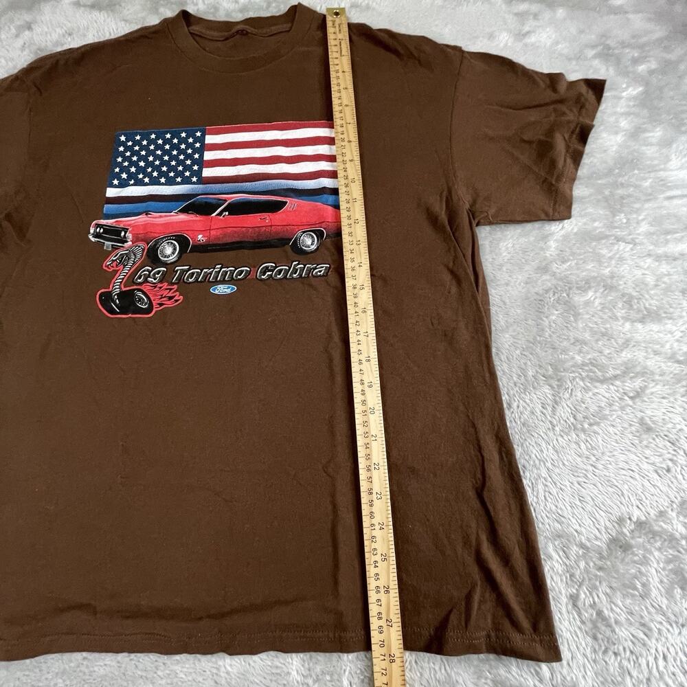 Vintage 69 Ford Torino Cobra Muscle Car Graphic T-shirt Size X-Large - Picture 5 of 6